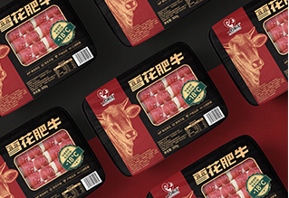 食品包装设计公司-肥牛卷包装设计